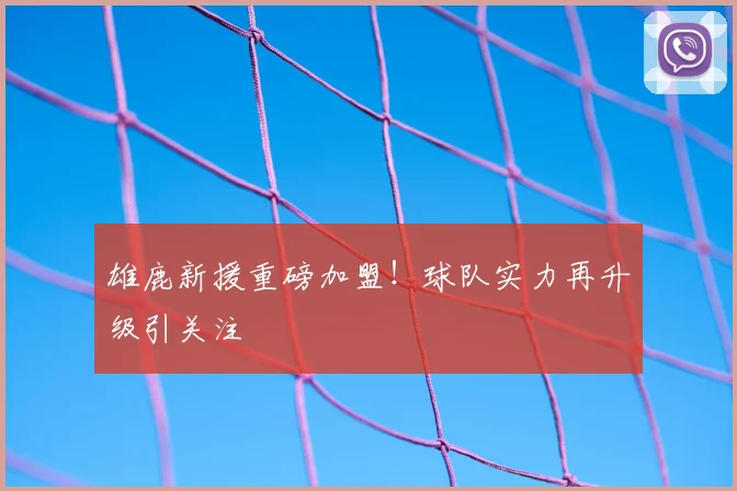 雄鹿新援重磅加盟!球队实力再升级引关注